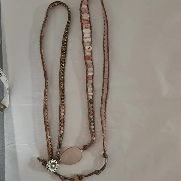 Elegant Multi-Color Beaded Wrap Bracelet - Picture 3 of 4